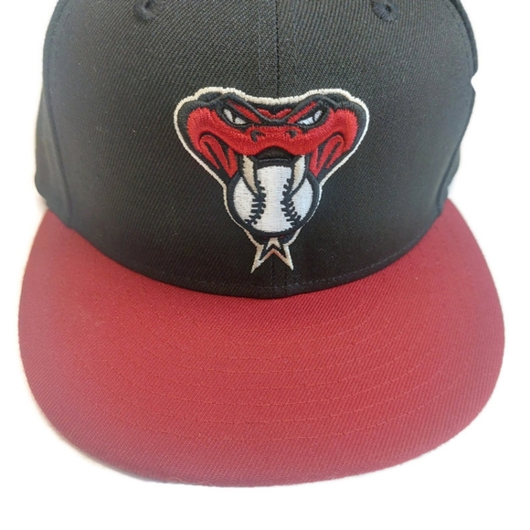 59Fifty New Era Size 7 Arizona Diamondbacks Fitted Hat Cap 2 Tone - Picture 2 of 6